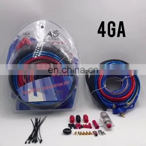 4 Gauge Car Amplifier of Subwoofer Line Outfit Wire Power Amplifier Installation Cables thumbnail-1