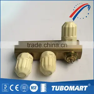 Wholesale Price BST / NPT Gas Water Distribution Floor Heating Manifold With Valve thumbnail-4