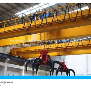 China's High Quality and Low Price 45 Ton Garbage Grab Bridge Double Beam Crane, Power Plant Double Beam Crane, Grab Dou thumbnail-3