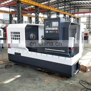 Automatic Siemens FANUC Control 2 Axis Horizontal Cnc Lathe Machine Flat Bed High Precision Russia CAK6140 Turning Center thumbnail-2