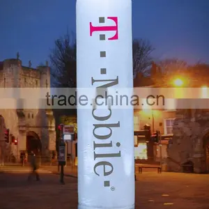 Fashion Design Custom Logo Printing Inflatable LED Cones With Lamp for Decoration thumbnail-1