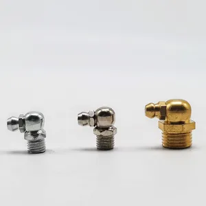 M8x1.25 Grease Fitting Straight 180 Degree Angle Galvanized Steel For Car Truck thumbnail-4