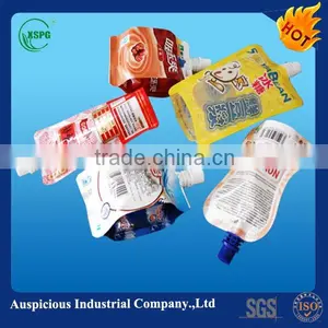 Factory Direct Sale Clear Drink Stand up Spout Pouch thumbnail-1
