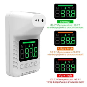 2022 Wholesale Industrial Wall Mounted no Touch Automatic Digital Temperature Measuring Body Forehead Thermometer thumbnail-4