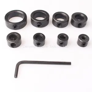 8PCS 3 To16mm Dia Woodworking Drill Bit Depth Stop Collar Ring thumbnail-4