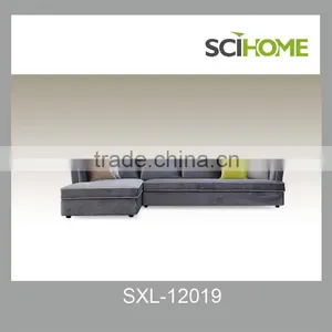 2014 Modern Design L-Shaped Low Back Fabric Living Room Sofa Set thumbnail-3