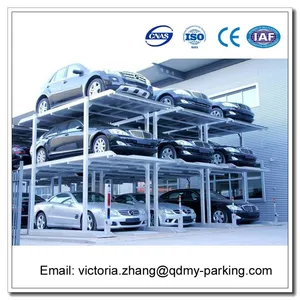 Selling Four Post Pit Desgin Parking System/Underground Car Storage/3 Level Parking Lift thumbnail-1