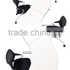 Folding Conference Desk for Commercial Use S Shape Desk Office Desk thumbnail-2