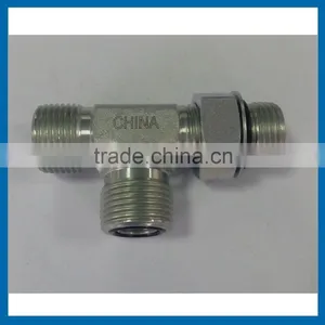 OEM SAE Hydraulic Brass Hose Fitting FS804-08-08-08 thumbnail-1