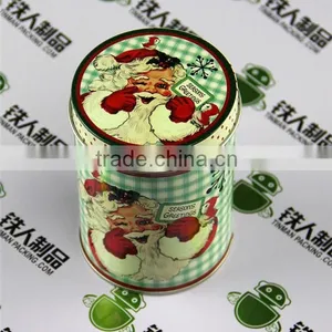 Santa Claus Christmas Holiday Gift Household Items Coin Storage New Year Gift Tin Tea Box thumbnail-3