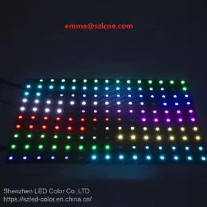 Hot Addressable RGB 5050 2812B SK6812 WS2812B Flex PCB 8x8 8x16 16x16 Individual Colorful Digital LED Matrix Display Panel thumbnail-3