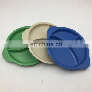 Biodegradable Kids Baby Bamboo Fiber Plate thumbnail-1