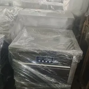 Commercial Fried Ice Cream Roll Machine With Single Square Pan and Double Pan and Material Barrows thumbnail-2