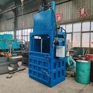 Hydraulic Rubber Packing Presse Trash Compactor Baling Machine Vertical Manual Forage Baler Machine thumbnail-6