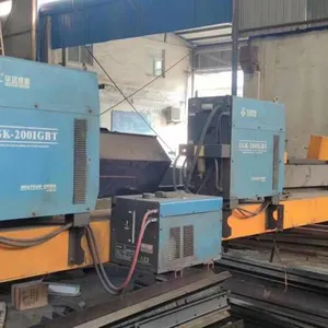 Used 6-meter Gantry Plasma Flame Metal Cutting Machine, Double Huayuan 200a thumbnail-2