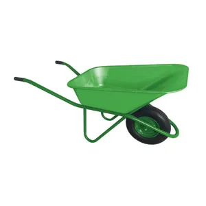 Heavy-Duty Steel Construction Wheelbarrow With 0.8mm Thick Tray and 100L Capacity thumbnail-3