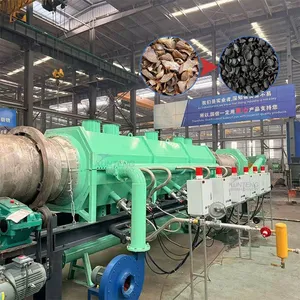Olive Shell Cashew Shell Hazelnut Shell Coffee Shell Continuous Carbonization Furnace EPC thumbnail-1