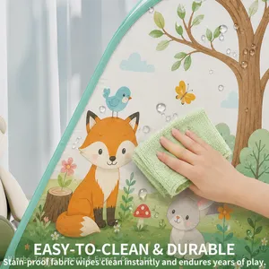 Kids Pop up Play Tent, Playhouse for Kids Indoor Outdoor, Foldable Toddler Tent, Toy House for Girls and Boys Gift thumbnail-3