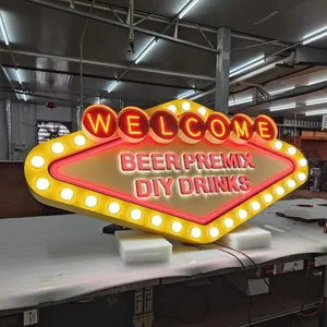 Factory Supply Custom Led Neon Light Signs Art Free Design For Wall Decor Shops Bars Parties Car Use thumbnail-1