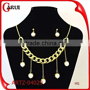 Wholesale Turkish Jewelry Gold Models Big Fashion Jewelry Set thumbnail-3