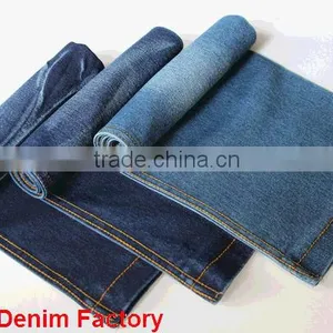 Kl-381mercerized Cotton Polyester Denim Fabric thumbnail-1