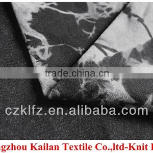 Black Cotton Spandex Knitting Denim thumbnail-1