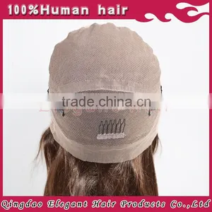 2015 New Products100% Human Hair Brazilian Hair Glueless Full Lace Human Hair Wig Baby Hair thumbnail-4