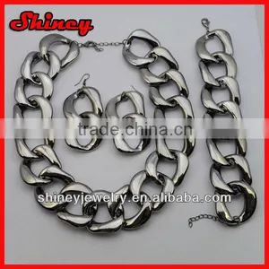 2014 Popular Chains Jewelry Sets Gold Jewelry Half Set thumbnail-1