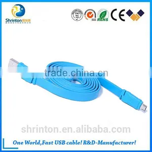 Fast Charging Ruler Function Colorful Flat Remax Micro Usb Data & Charger Cable thumbnail-6