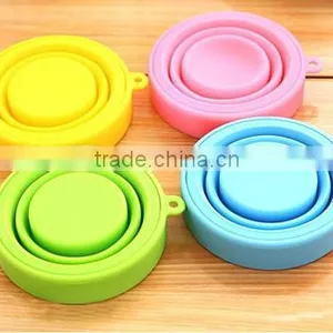 2015 Silicone Collapsible Water Bottle, Water Sport Cup thumbnail-3