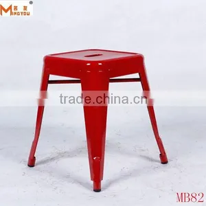 Vintage Cheap Commercial Metal Bar Stools(18 Inch) thumbnail-1