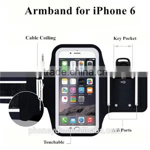 Fashion Sports Gym Running Waterproof Touchable Arm Band For IPhone 6 Plus thumbnail-2