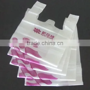 PE Grocery T-shirt Bags With Color Printed thumbnail-1