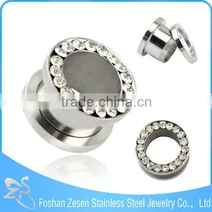 Wholesale Stainless Steel Star Zircon Threaded Screw Body Piercing Jewelry thumbnail-5