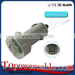 Logo Customized Wholesale Best Phone Car USB Charger With USB Port For IPhone 5S thumbnail-5