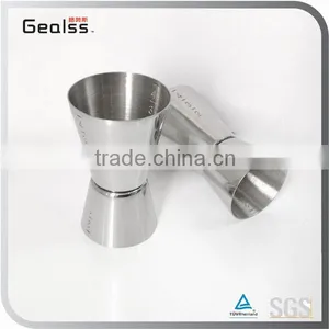 20/40cc Stainless Steel 18/8 Double Jigger With Measuring Lines thumbnail-1