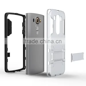 TPU+PC Back Case For LG V10 F600 With Phone Stands Hard Case With Stents MT-4788 thumbnail-2