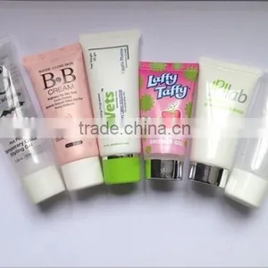 Plastic Tube Packaging With Screen Printing,Gloss Vanish Hdpe Plastic Make up Cosmetic Tubes thumbnail-6