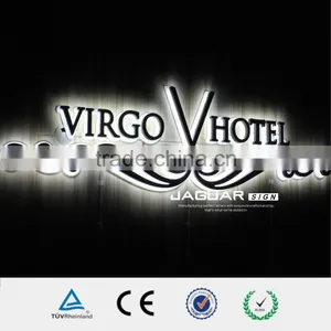 Shop Decorative Waterproof Frontlit / Backlit Advertising Baking Finish Acrylic Led Letters Sign and Alphabet Numbers thumbnail-6