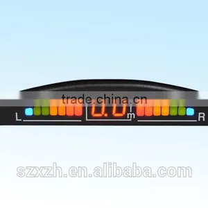 Black Car LED 4 Wireless Parking Sensor Backup Reversing Radar thumbnail-2