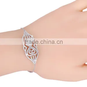 CYW Elegance Micropave Setting Hot New Products for 2015 925 Silver Bracelet thumbnail-2