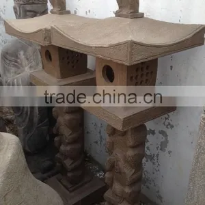 Antique Garden Stone Monkey Lanterns thumbnail-1