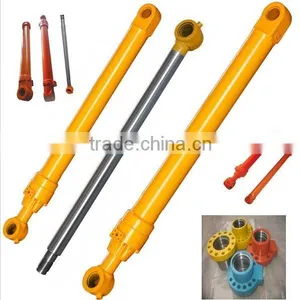 Weld Hydraulic Oil Cylinder With Steel Oil Pipe&fixed Eye Mounting thumbnail-1