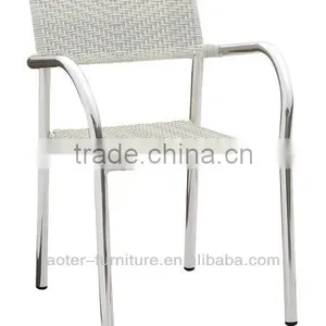 White Color Rattan Dining Room Chairs thumbnail-1
