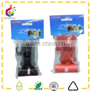 Red Recyclable Dog Waste Bag Dispenser and Disposable Refills thumbnail-1