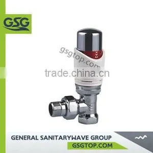 GSG Radiator Valve RV116 Neating System Prooducts Angle Radiator Valve With Lockshield Size:1/2",B3/4" thumbnail-1