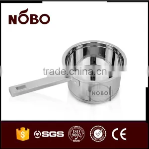 Factory Supply Elegant European Style Stainless Steel Milk Pot thumbnail-6