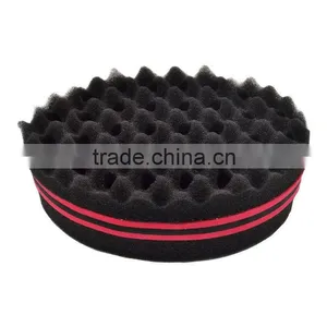 Lot of 4 Pcs Barber Hair Brush Sponge for Dreads Afro Locs Twist Curls Coil thumbnail-2