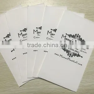 Disposable Dinner Napkin, 2 Ply, 1/8 Fold, 17" Length x 15" Width, Logo Printed(Packs of 150) thumbnail-2