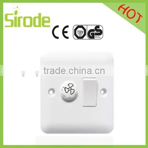Bakelite BS Variable Speed Control Switch Fan Generator Fan Dimmer Switch thumbnail-1